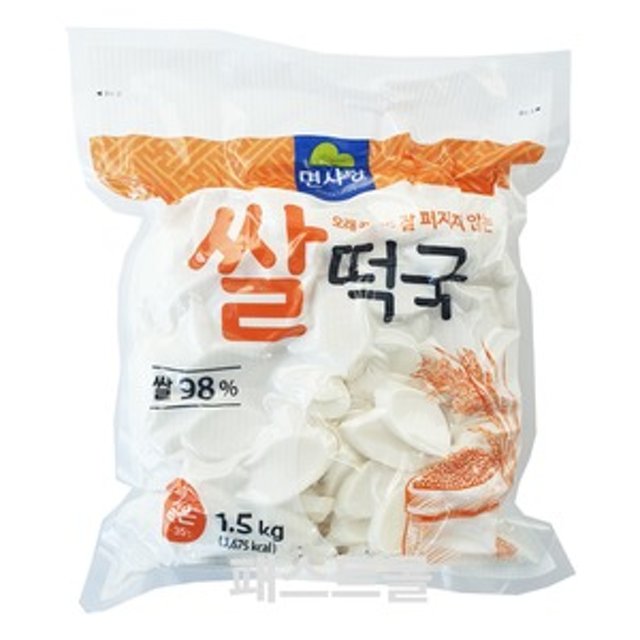 (실온)쌀떡국1.5kg (면사랑)