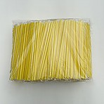 (28cm)스트롱7mm(일자,노랑,롱빨대)