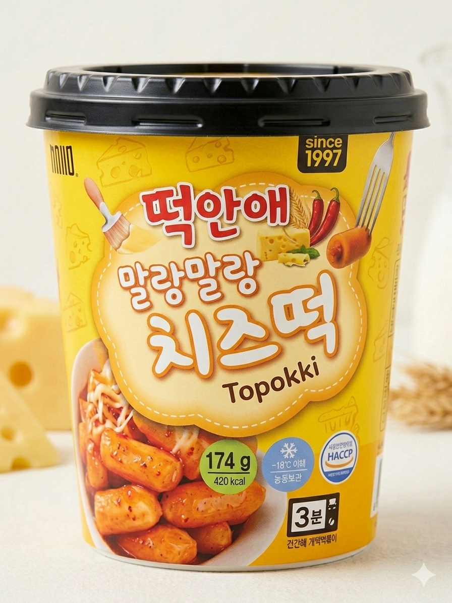 (떡안애)컵떡볶이(치즈)
