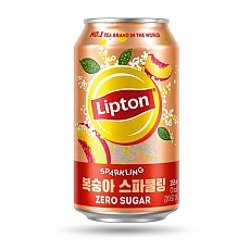 제로립톤복숭아스파클링(롯데칠성)